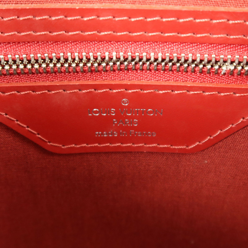 LOUIS VUITTON Epi Brea MM銀扣手挽肩背兩用袋-5