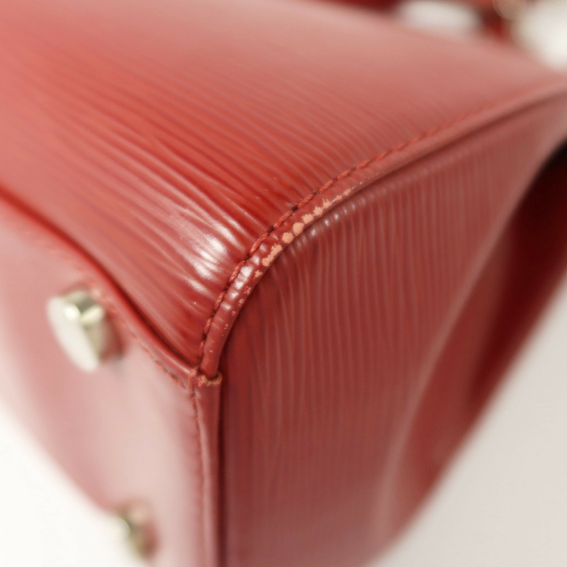 LOUIS VUITTON Epi Brea MM銀扣手挽肩背兩用袋-13