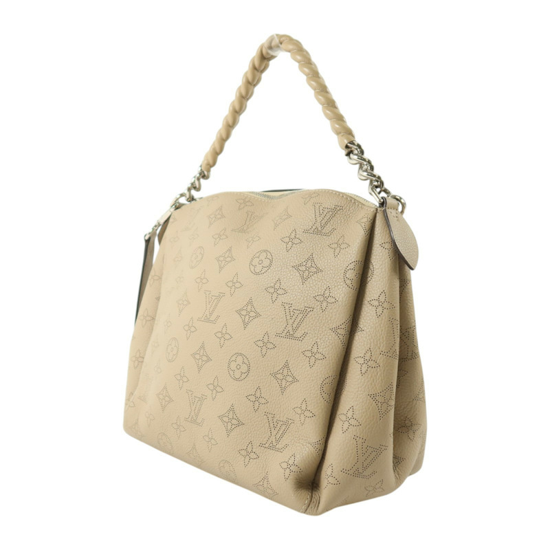 LOUIS VUITTON Mahina Babylon Chain BB銀扣手挽肩背兩用袋-2