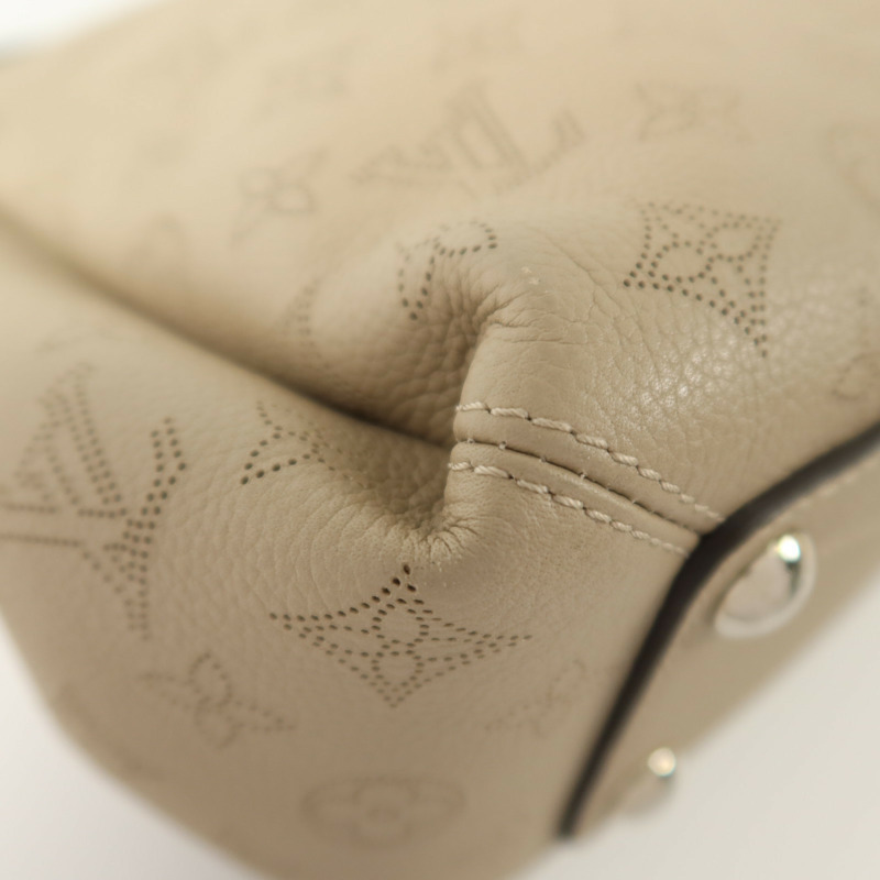 LOUIS VUITTON Mahina Babylon Chain BB銀扣手挽肩背兩用袋-10