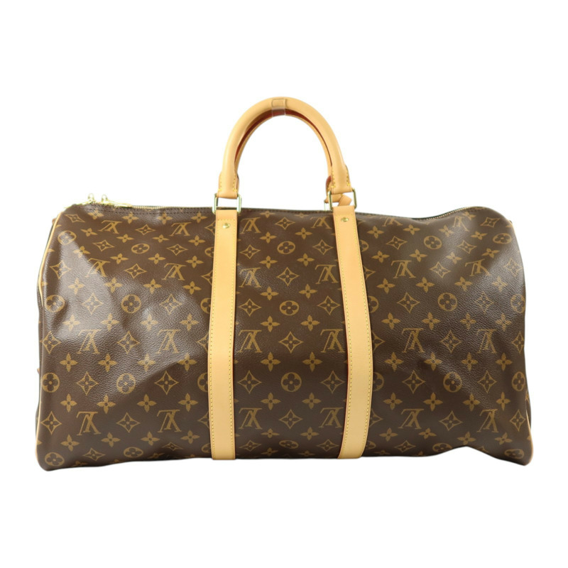 LOUIS VUITTON Monogram Keepall 50 Bandoulie金扣手挽肩背兩用袋-1