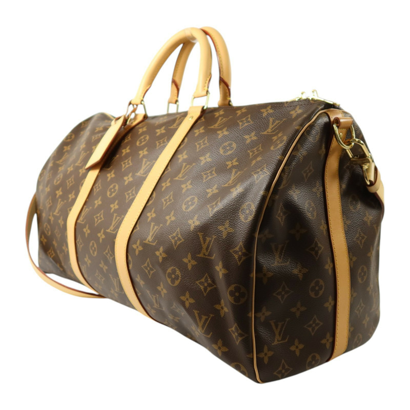 LOUIS VUITTON Monogram Keepall 50 Bandoulie金扣手挽肩背兩用袋-2