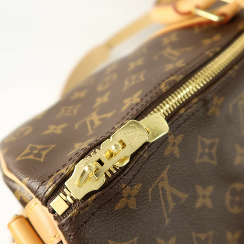 LOUIS VUITTON Monogram Keepall 50 Bandoulie金扣手挽肩背兩用袋-7