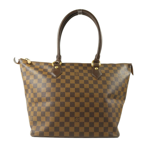 LOUIS VUITTON Damier Saleya MM金扣肩背袋