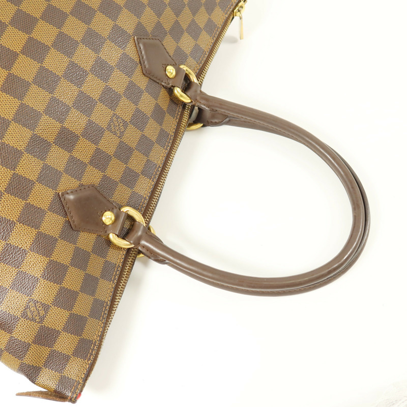 LOUIS VUITTON Damier Saleya MM金扣肩背袋-7