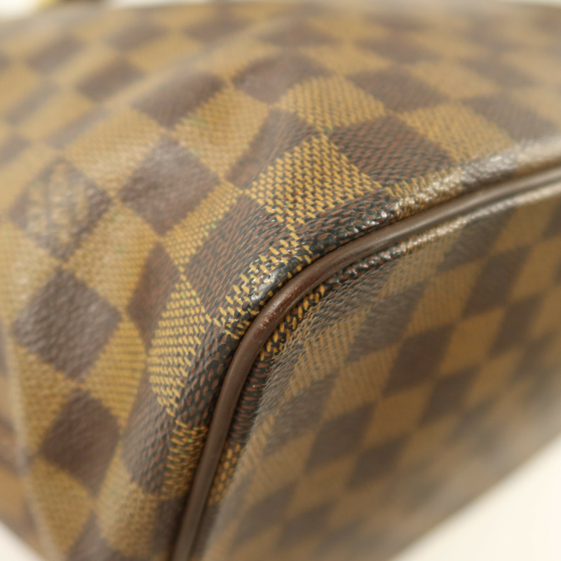 LOUIS VUITTON Damier Saleya MM金扣肩背袋-11