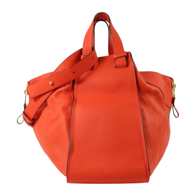 LOEWE 牛皮皮革Hammock金扣手挽肩背兩用袋-1