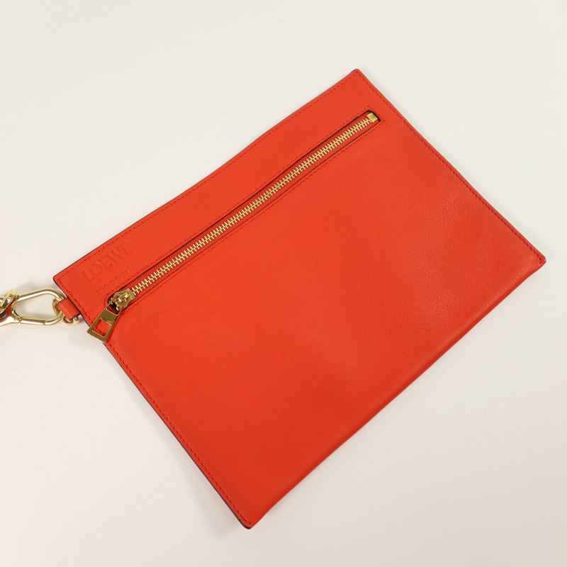 LOEWE 牛皮皮革Hammock金扣手挽肩背兩用袋-8