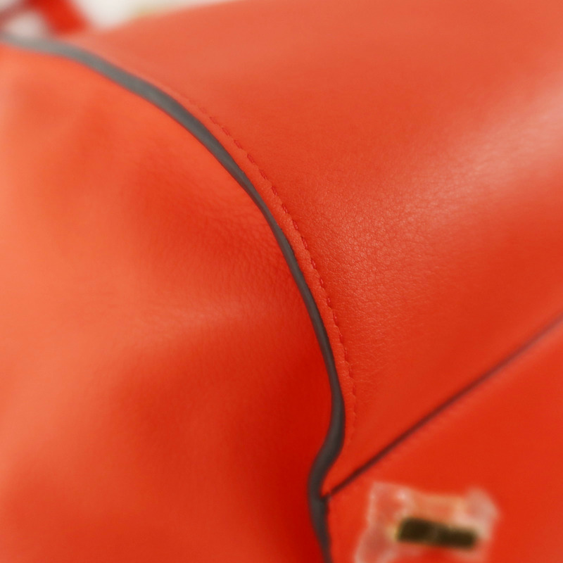 LOEWE 牛皮皮革Hammock金扣手挽肩背兩用袋-10