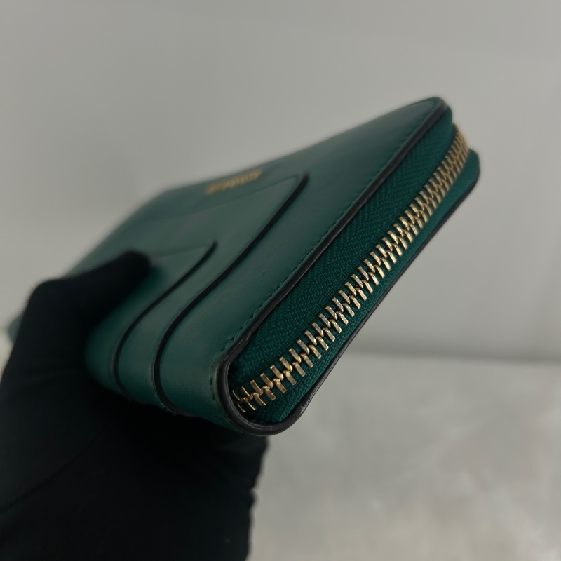 BVLGARI 琺瑯蛇頭拉鍊長夾-8