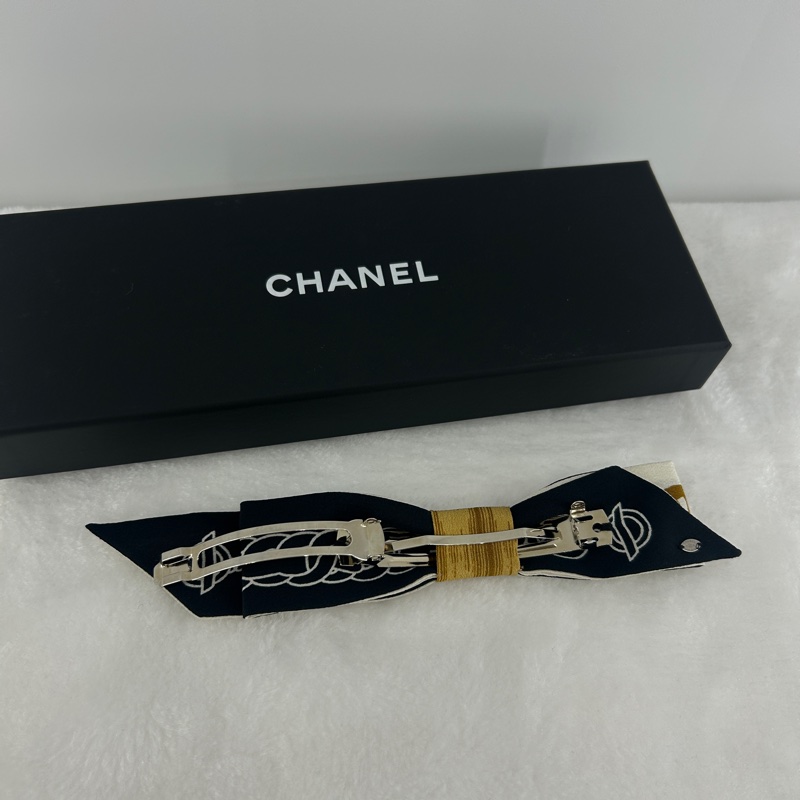 Chanel AA9400 絲綢蝴蝶結髮-3