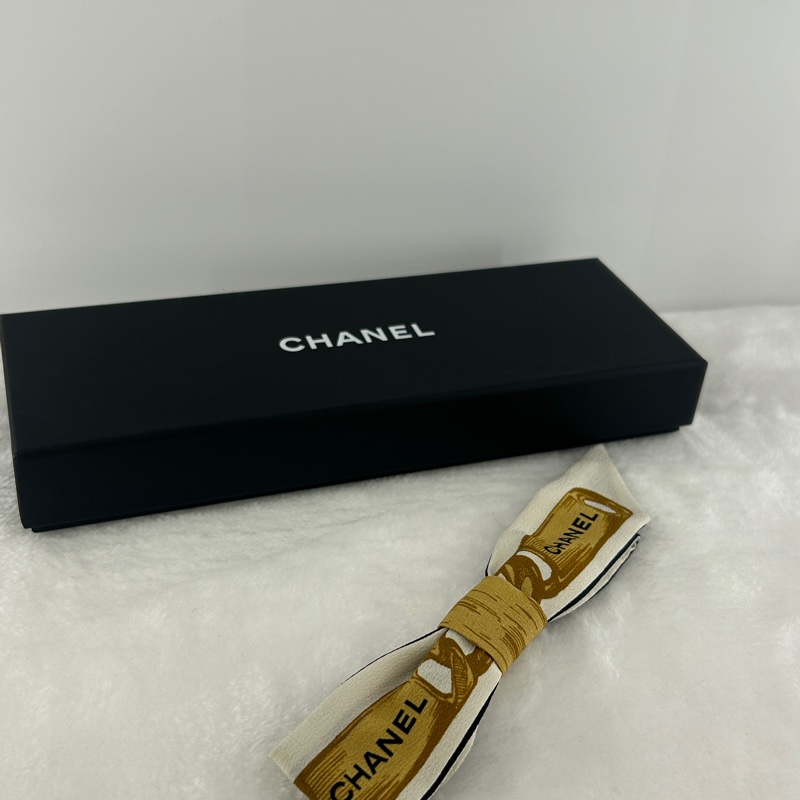 Chanel AA9400 絲綢蝴蝶結髮-5