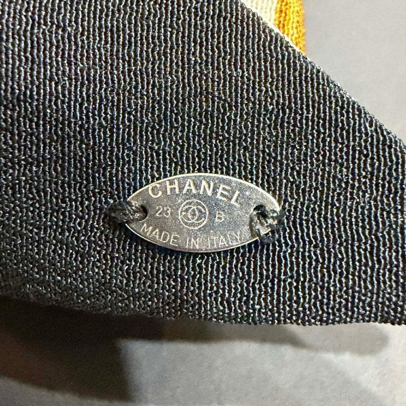 Chanel AA9400 絲綢蝴蝶結髮-6