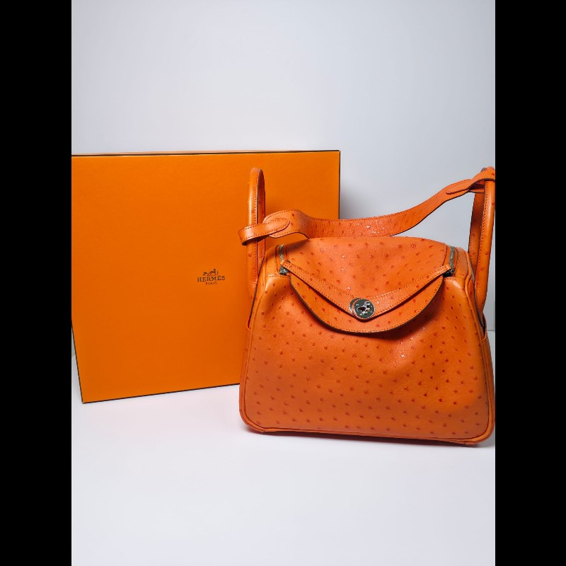 Hermes - Lindy 30 Autruche鴕鳥皮-0
