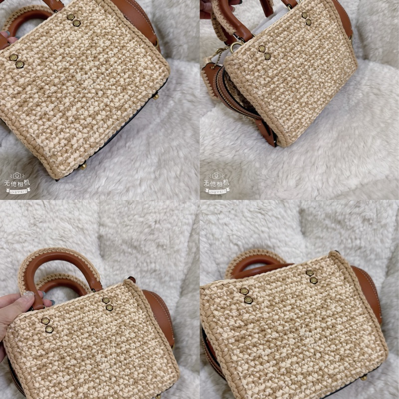 未使用coach Rogue 20針織🧶毛線系列三用包（原價25800元）-6