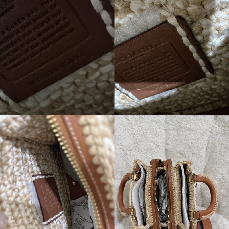 未使用coach Rogue 20針織🧶毛線系列三用包（原價25800元）-11