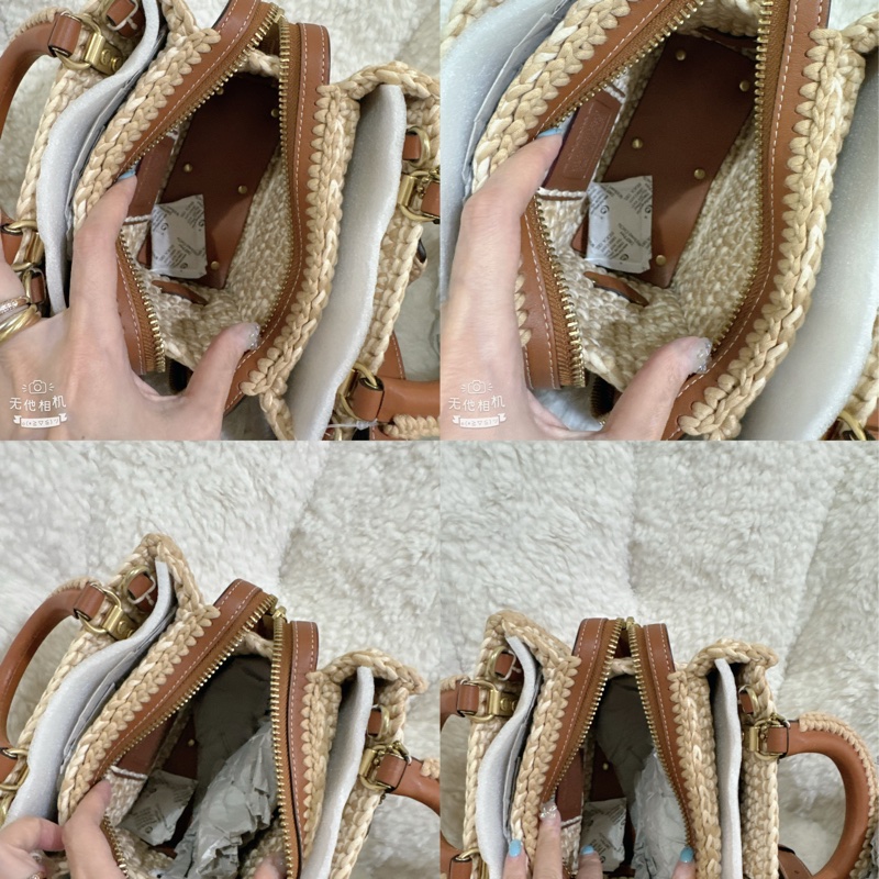 未使用coach Rogue 20針織🧶毛線系列三用包（原價25800元）-12