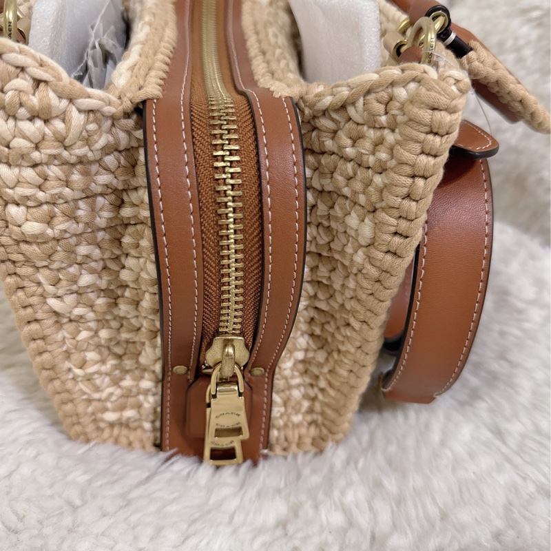 未使用coach Rogue 20針織🧶毛線系列三用包（原價25800元）-17