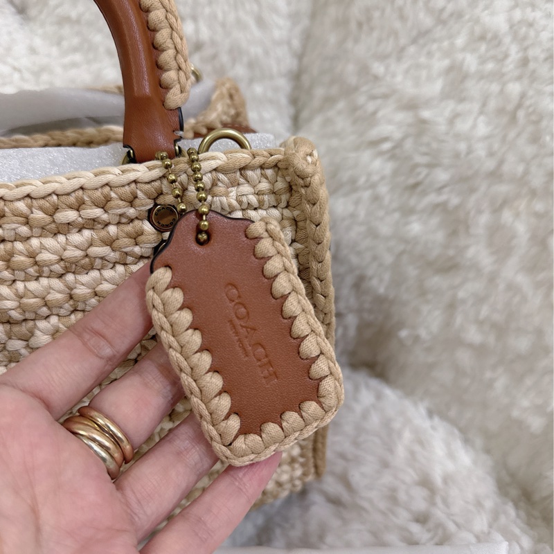 未使用coach Rogue 20針織🧶毛線系列三用包（原價25800元）-29