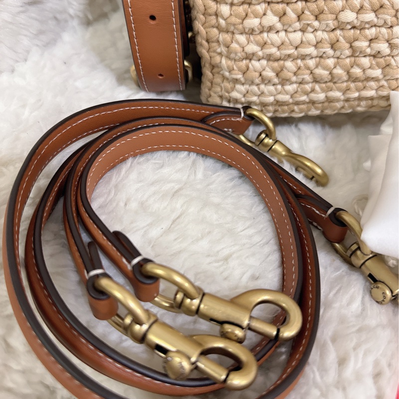 未使用coach Rogue 20針織🧶毛線系列三用包（原價25800元）-30