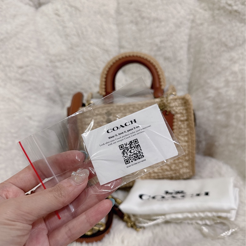 未使用coach Rogue 20針織🧶毛線系列三用包（原價25800元）-31