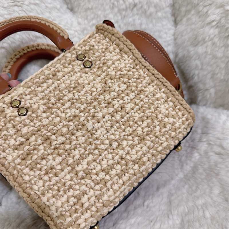 未使用coach Rogue 20針織🧶毛線系列三用包（原價25800元）-37