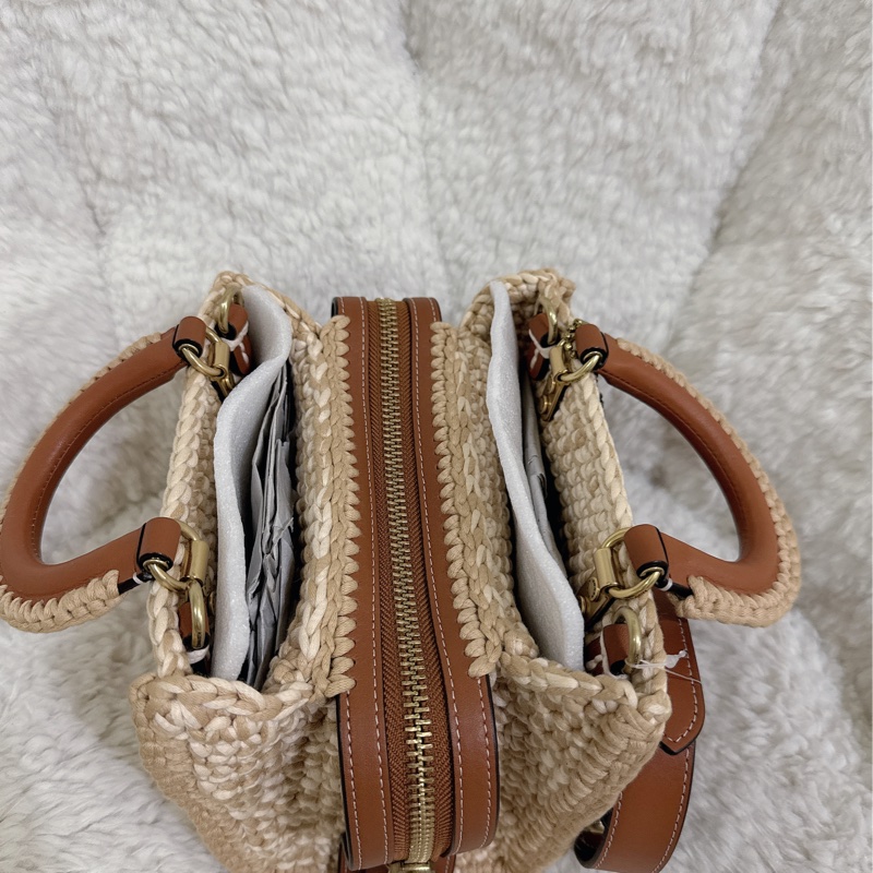 未使用coach Rogue 20針織🧶毛線系列三用包（原價25800元）-41