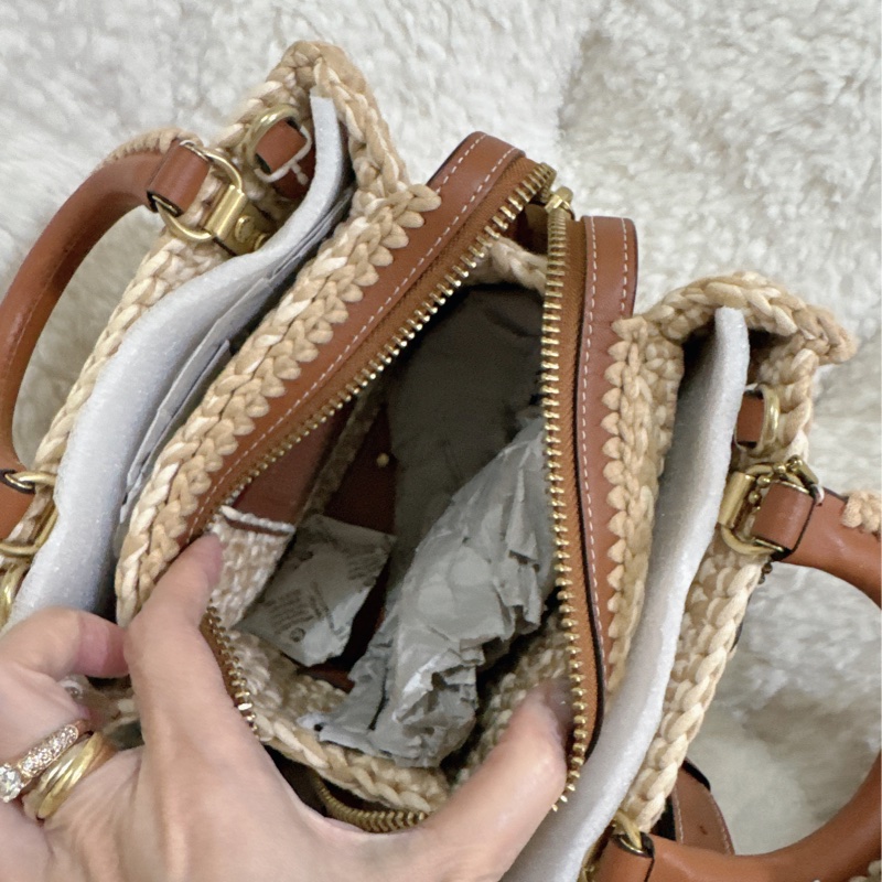 未使用coach Rogue 20針織🧶毛線系列三用包（原價25800元）-43