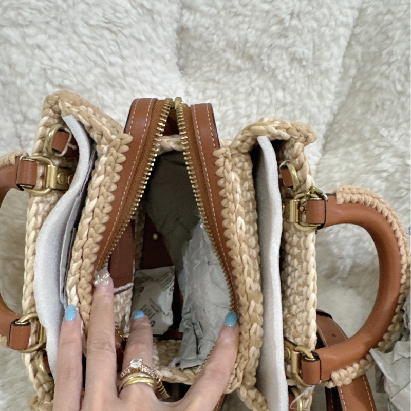 未使用coach Rogue 20針織🧶毛線系列三用包（原價25800元）-45