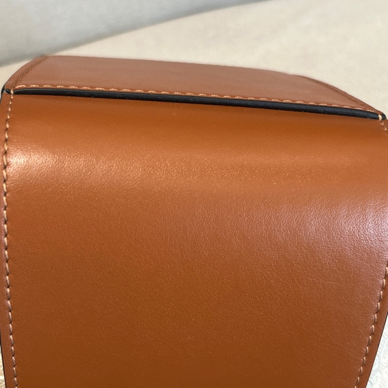 99新Loewe羅意威拼色mini Hammock吊床包 11*16*19 附件/紙卡/肩帶-8