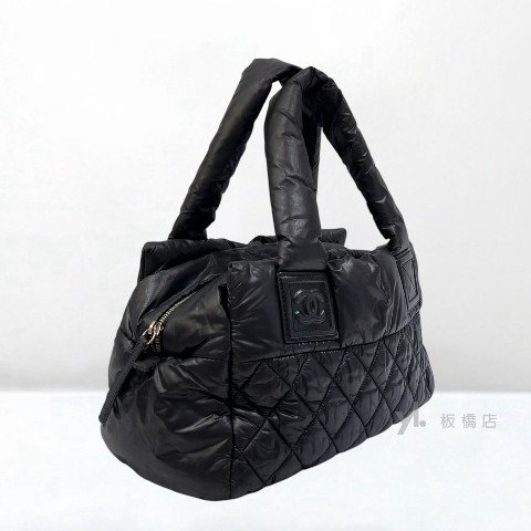 Y1990-CHANEL 黑色羽絨小號空氣包A48619-1