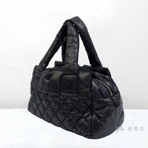 Y1990-CHANEL 黑色羽絨小號空氣包A48619-2