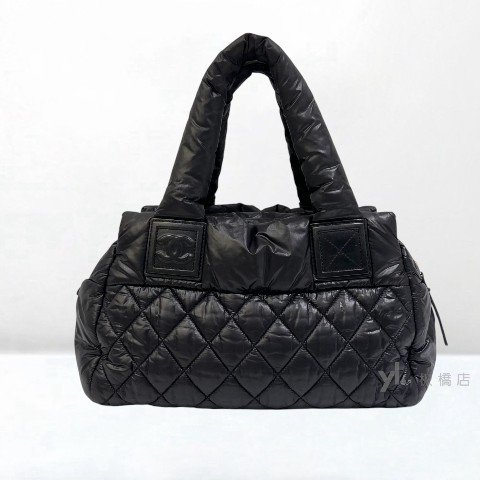 Y1990-CHANEL 黑色羽絨小號空氣包A48619-3