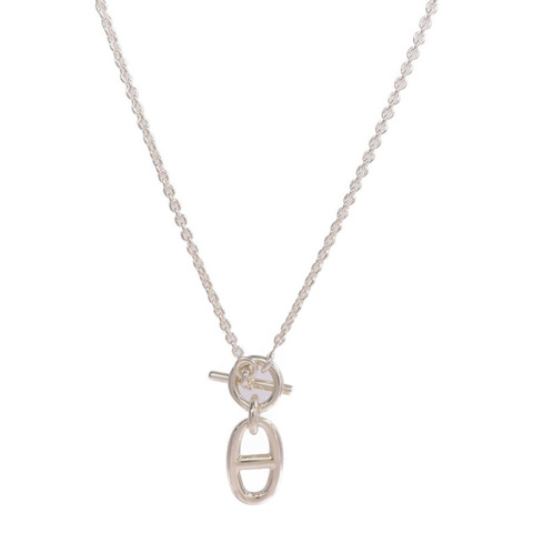 HERMES 925純銀Chaine d'ancre Pendant項鍊