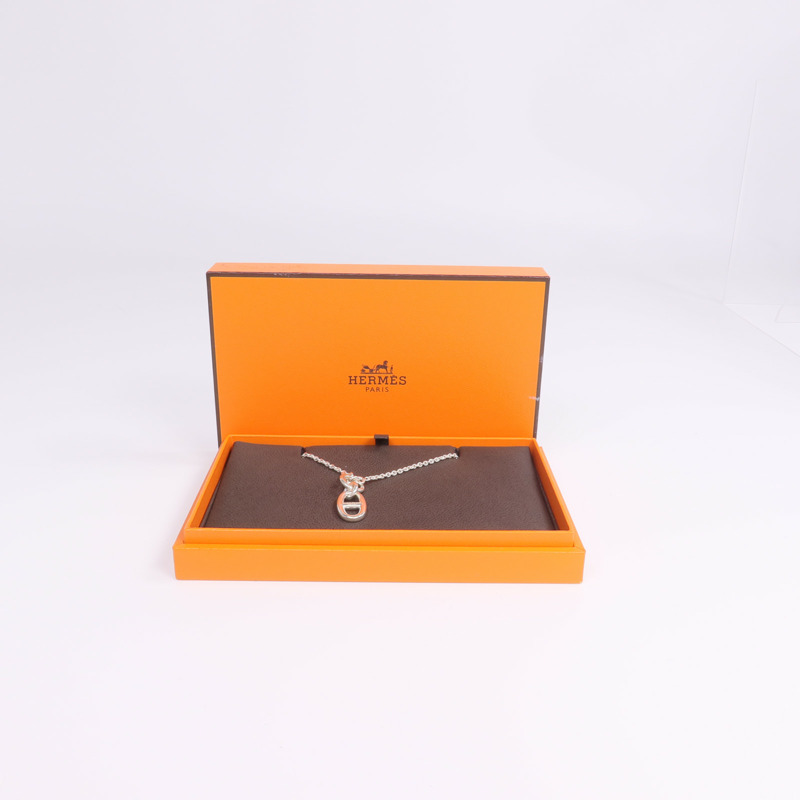 HERMES 925純銀Chaine d'ancre Pendant項鍊-7