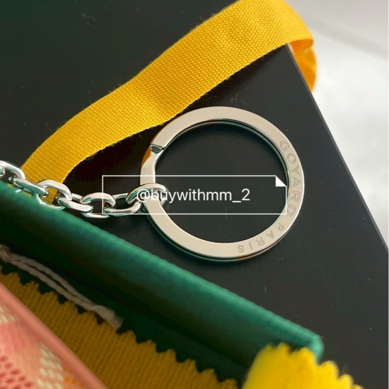 現貨💎Goyard 2026限定色 粉色一字拉鍊零錢包-5