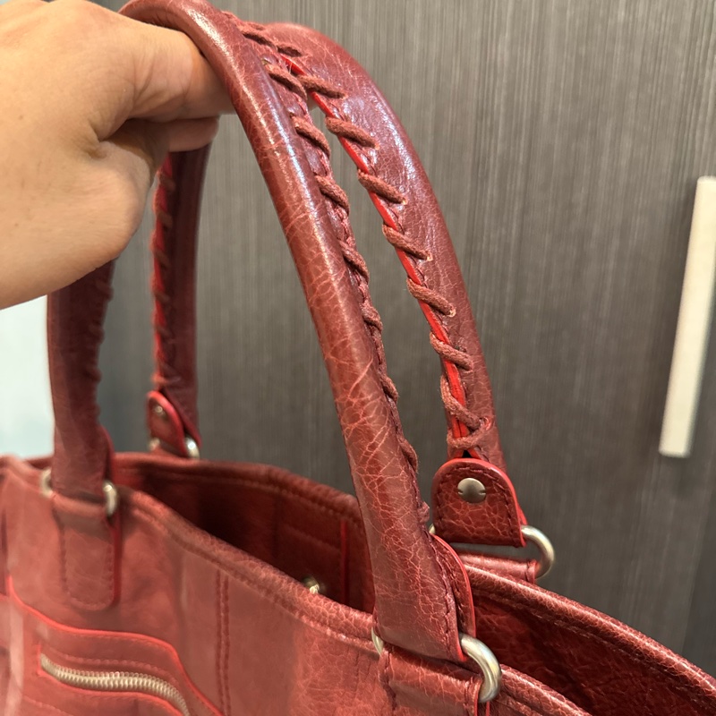 BALENCIAGA巴黎世家 機車包 手提托特款-14