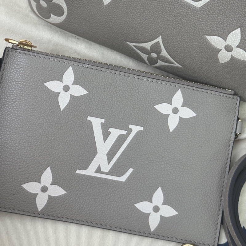 芯片款！ Louis Vuitton LV Neoneo MM 水桶包 大象灰 中號-4