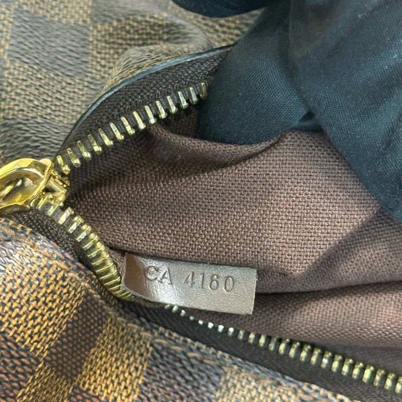 Louis Vuitton 路易威登 棕色棋盤格斜挎郵差包 10編碼-9