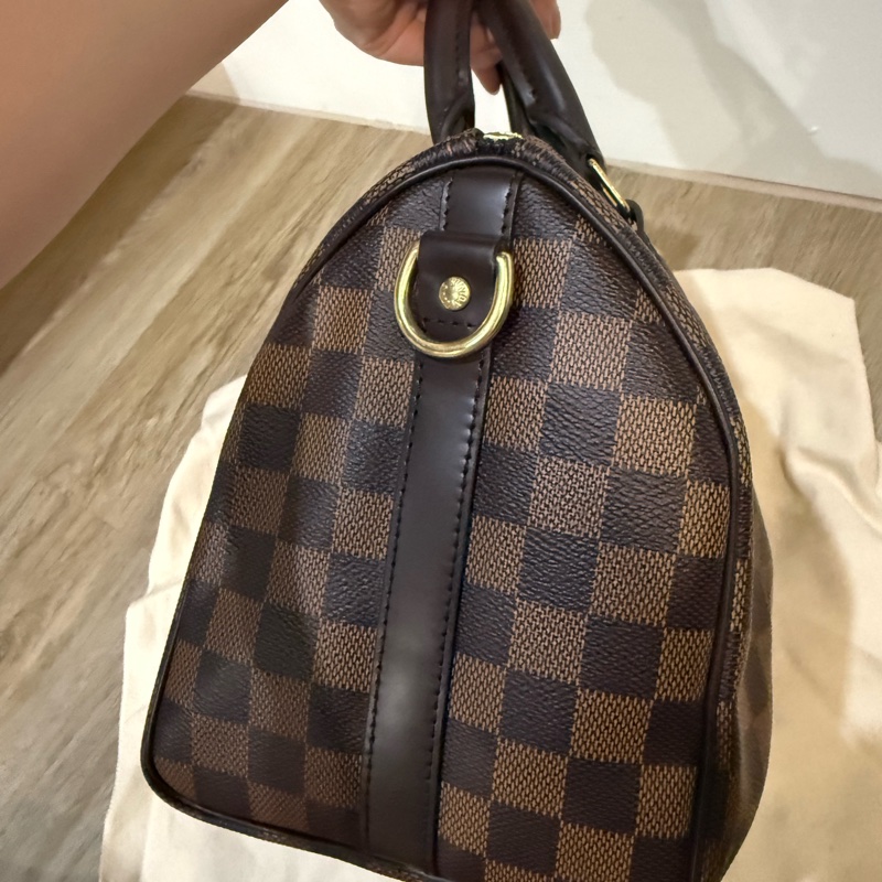 LOUIS VUITTON 棋盤格 SPEEDY 25 背帶款 LV-3