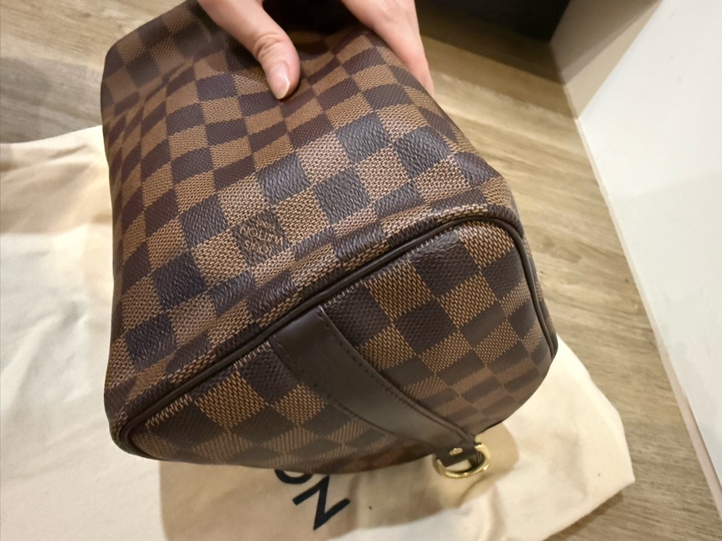 LOUIS VUITTON 棋盤格 SPEEDY 25 背帶款 LV-16