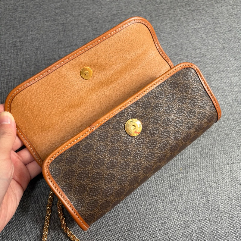 Celine 老花凱旋門手拿包 斜挎包-20