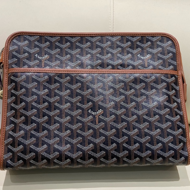 Goyard戈雅y字老花满印洗漱包棕色 19编码 🈚附件-0