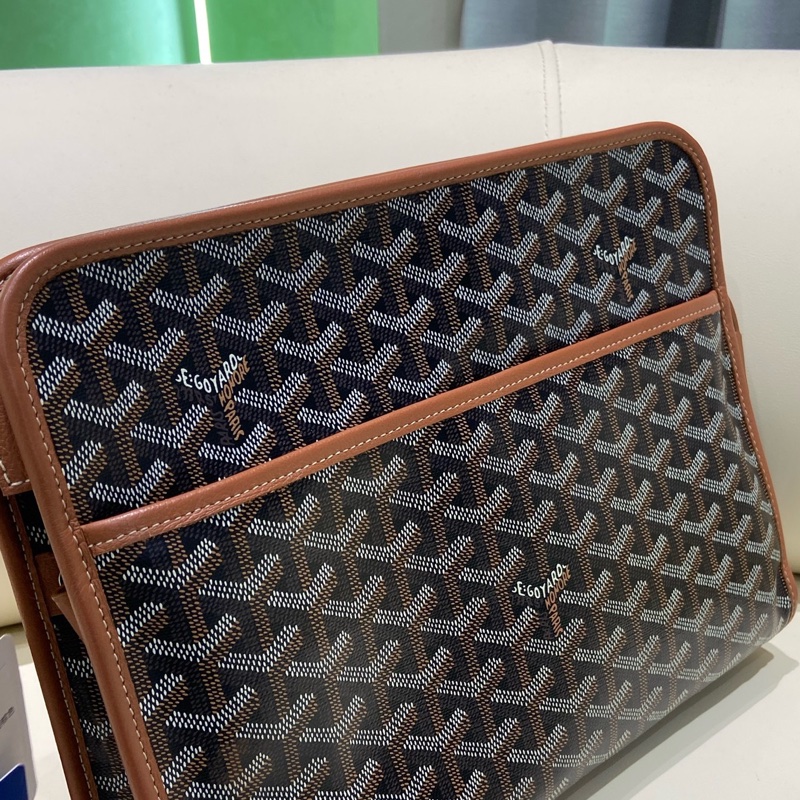 Goyard戈雅y字老花满印洗漱包棕色 19编码 🈚附件-1