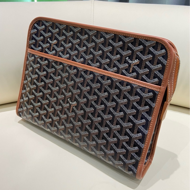 Goyard戈雅y字老花满印洗漱包棕色 19编码 🈚附件-2