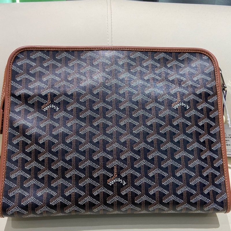 Goyard戈雅y字老花满印洗漱包棕色 19编码 🈚附件-3