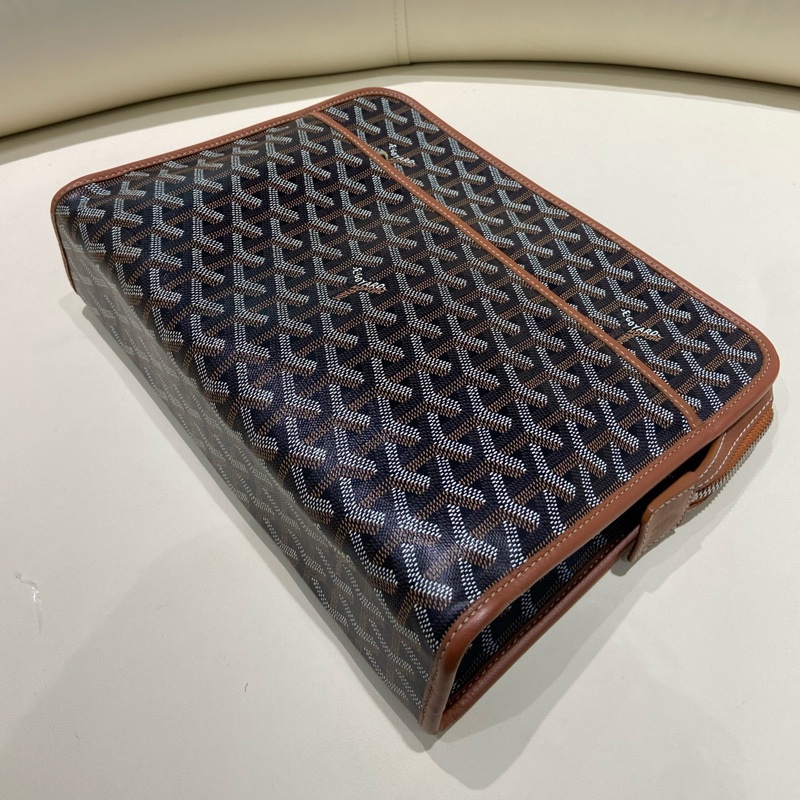 Goyard戈雅y字老花满印洗漱包棕色 19编码 🈚附件-7