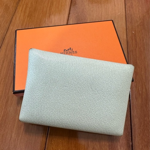 hermes Calvi duo 二手 拼色