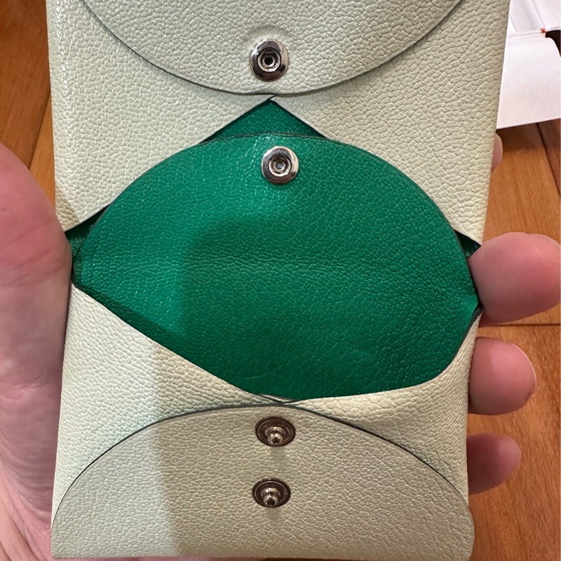 hermes Calvi duo 二手 拼色-1