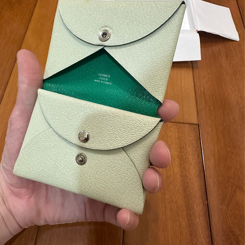 hermes Calvi duo 二手 拼色-5